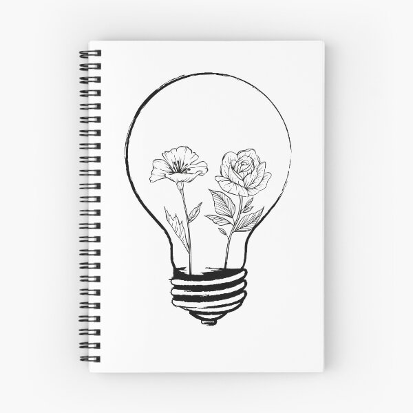 Item preview, light bulb with yellow flowers designed and sold by CrisTEE.