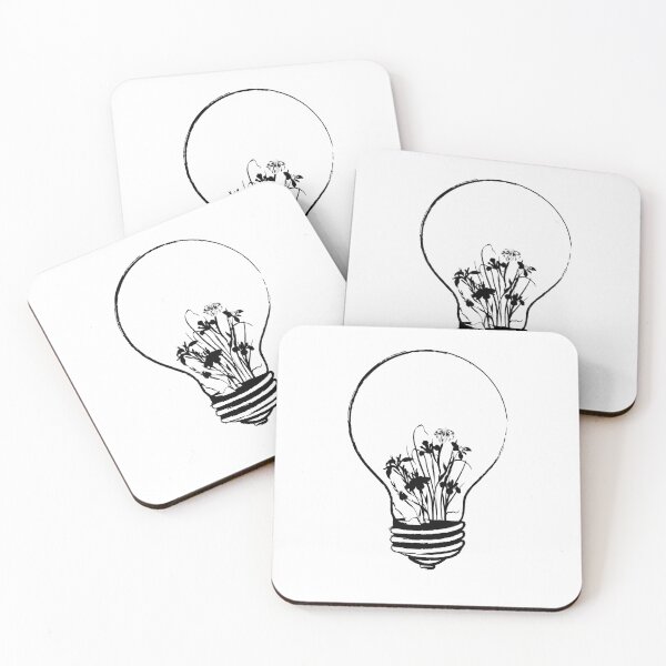 Item preview, light bulb with yellow flowers designed and sold by CrisTEE.