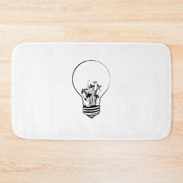 Item preview, light bulb with yellow flowers designed and sold by CrisTEE.