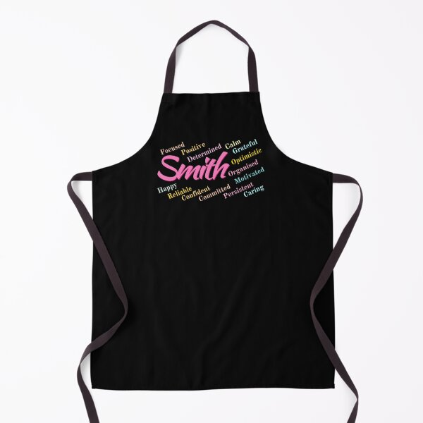 Aperçu de l'œuvre Le t-shirt Smith Family Monogram Sign Sticker affiche fièrement les caractéristiques de la famille en mots créée et vendue par Faelee.