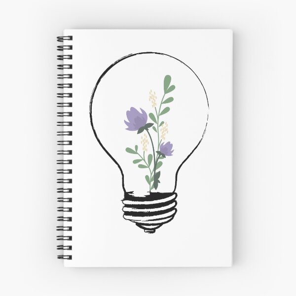 Item preview, light bulb with yellow flowers designed and sold by CrisTEE.