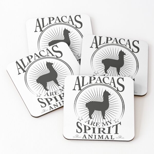 Artikelvorschau, Alpacas are my Spirit animal entworfen und verkauft von ProMySign.