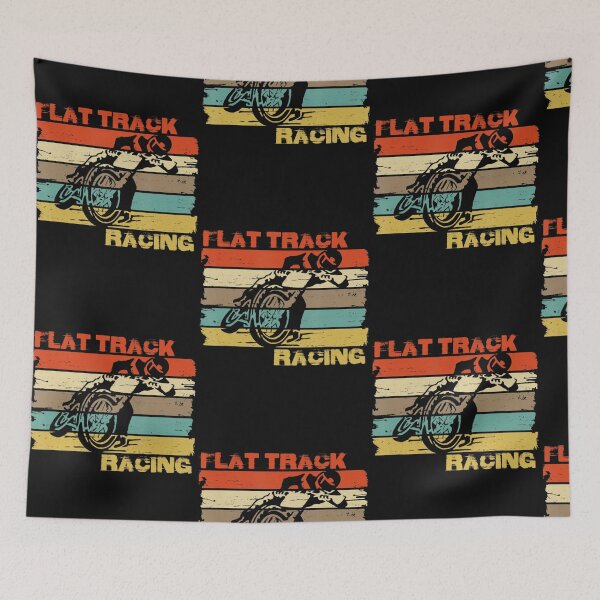 Item preview, Vintage Flat Track Motorcycle Racing Speedway designed and sold by Crow Loftis.
