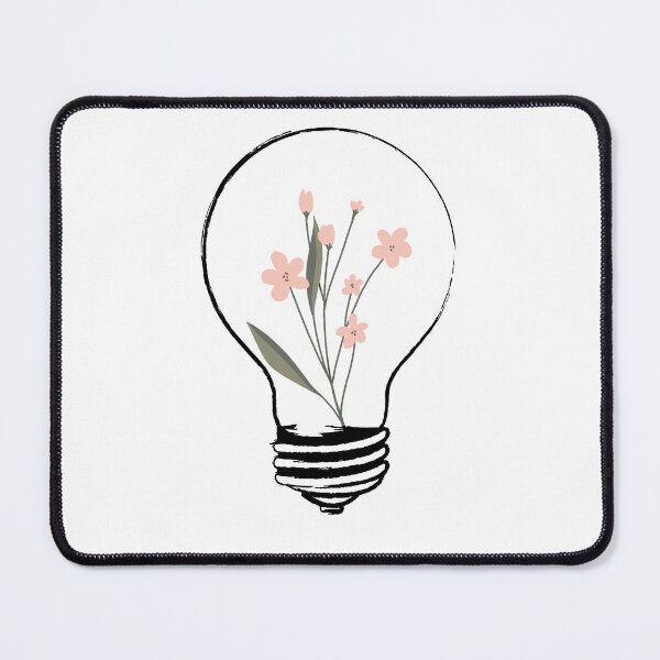 Item preview, light bulb with yellow flowers designed and sold by CrisTEE.