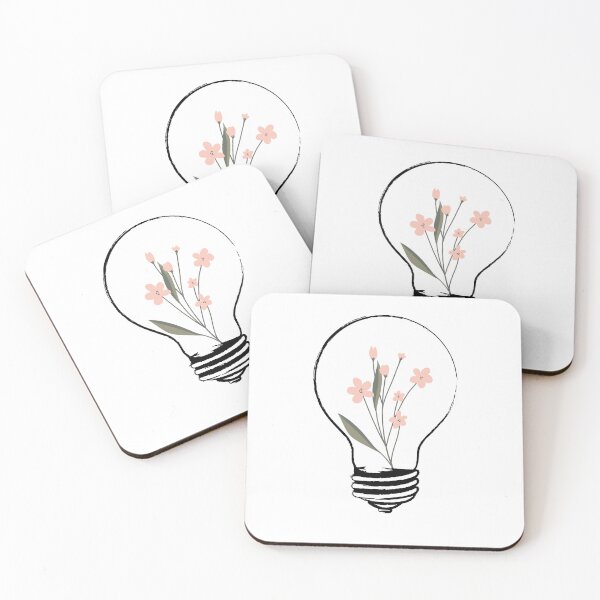 Item preview, light bulb with yellow flowers designed and sold by CrisTEE.