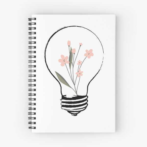 Item preview, light bulb with yellow flowers designed and sold by CrisTEE.