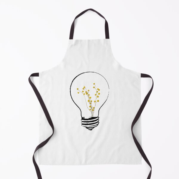 Item preview, light bulb with yellow flowers designed and sold by CrisTEE.