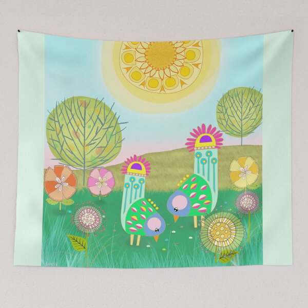 Item preview, Chelsea Birds designed and sold by BunnyThePainter.