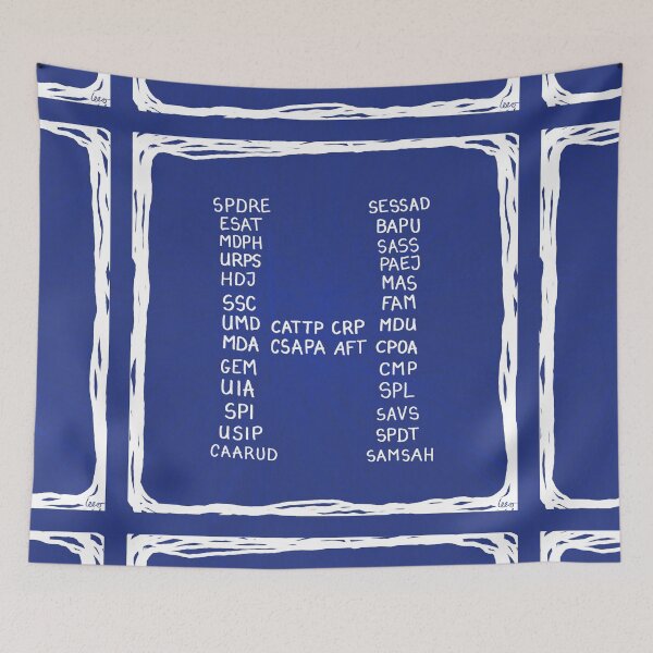 Item preview, Acronyms to digest (in psychiatry) designed and sold by MentaLee.