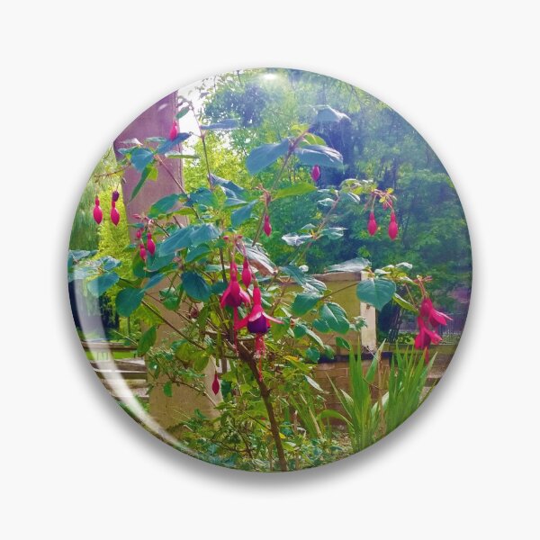 Item preview, #186 |☼| Hardy / Hummingbird Fuchsia Flowers - Portrait Shot (Elsham Hall, Gardens & Country Park) designed and sold by Naean H.F. (Nez Man).