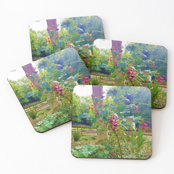 Item preview, #186 |☼| Hardy / Hummingbird Fuchsia Flowers - Portrait Shot (Elsham Hall, Gardens & Country Park) designed and sold by Naean H.F. (Nez Man).