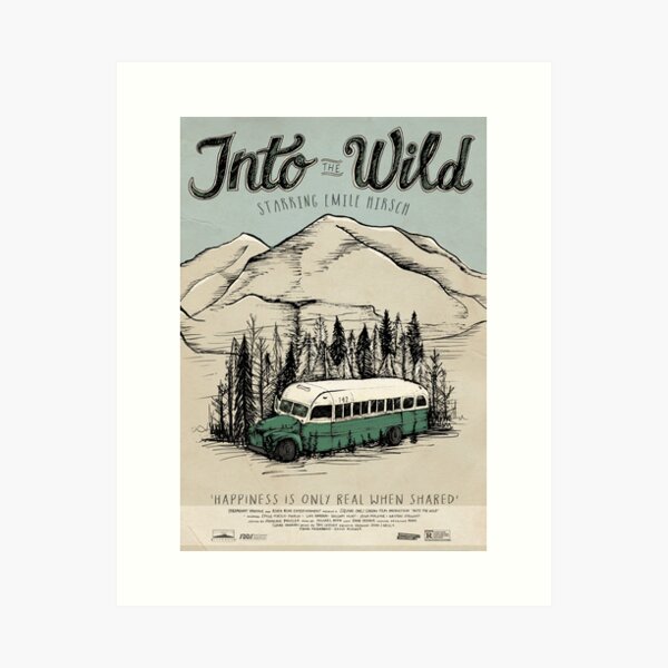 Item preview, Into The Wild Illustrated Film Poster designed and sold by LJefferis78.