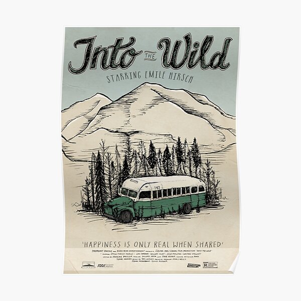 Into the Wild Movie Poster Glossy Finish MOV898 Posters USA