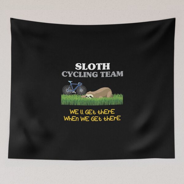 Item preview, Sloth Cycling Team Funny Design For Cyclists And Bicyle Classic T-Shirt designed and sold by marshacryjsy7.