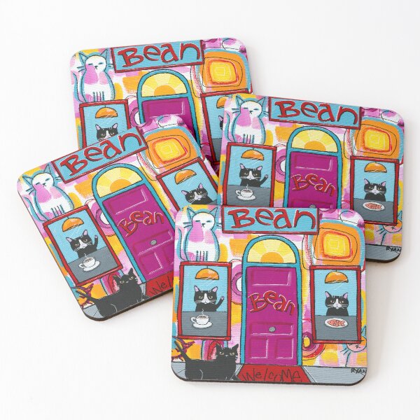 Item preview, Bean Cafe designed and sold by KilkennyCat Art.