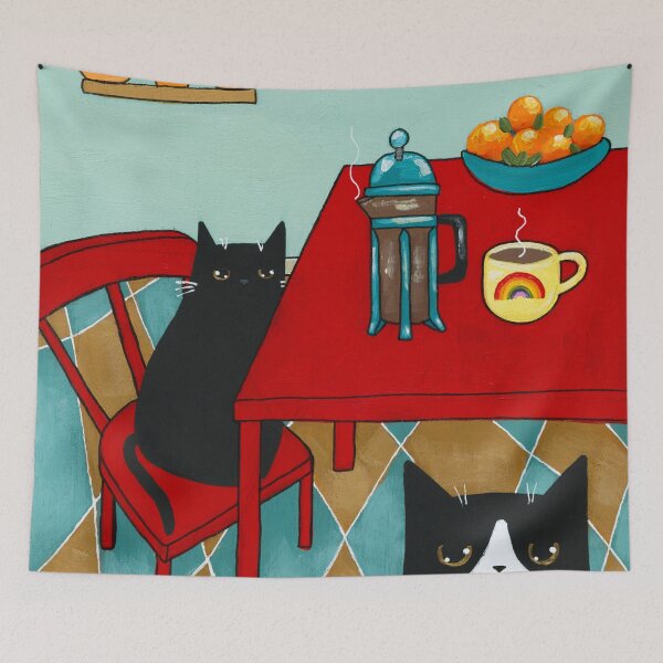 Item preview, Coffee Time designed and sold by KilkennyCat Art.