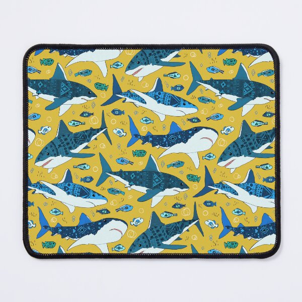 Item preview, Sharks on Mustard  designed and sold by TigaTiga.