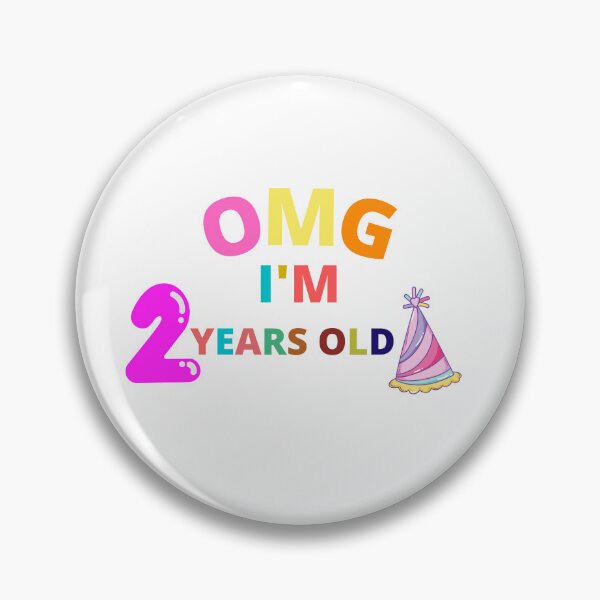Item preview, OMG I am 2 years old - Funny Baby Birthday designed and sold by OMGCutie.