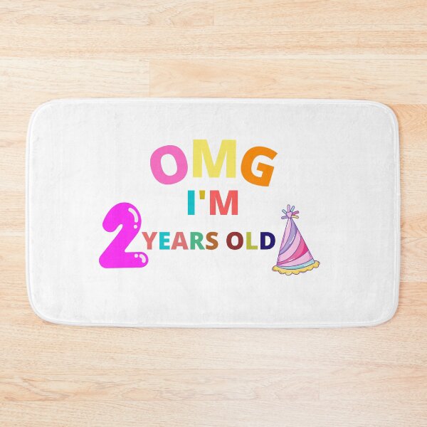 Item preview, OMG I am 2 years old - Funny Baby Birthday designed and sold by OMGCutie.