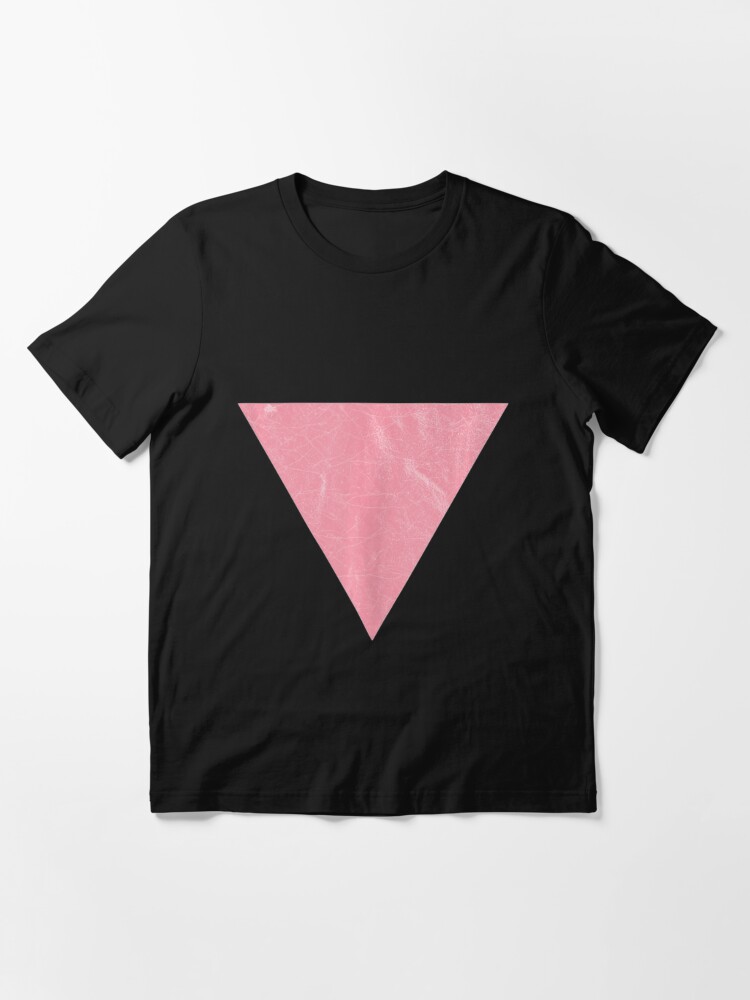 Vintage Gay Pride Pink Triangle Vintage Lgbt Triangle Essential T-Shirt  for Sale by Crow Loftis