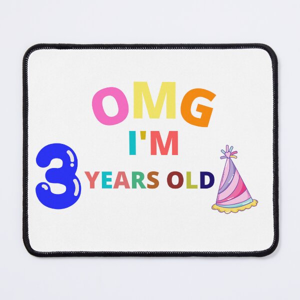 Item preview, OMG I am 3 years old - Funny Baby Birthday designed and sold by OMGCutie.