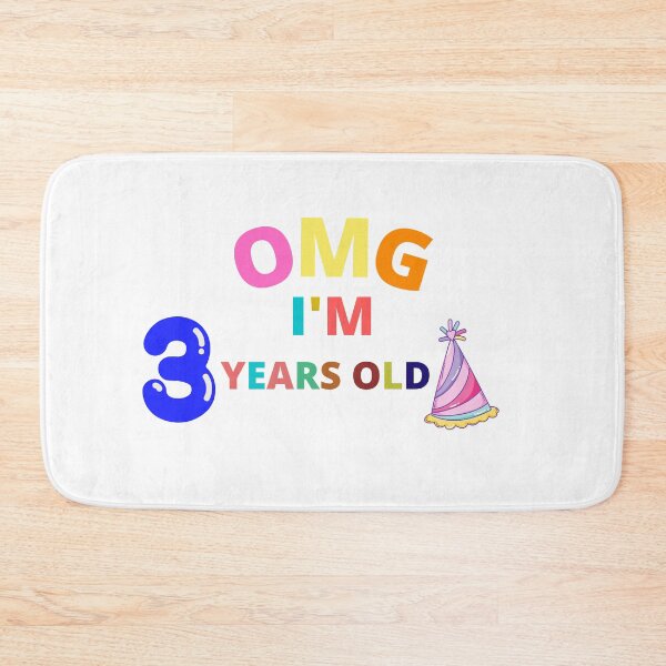 Item preview, OMG I am 3 years old - Funny Baby Birthday designed and sold by OMGCutie.