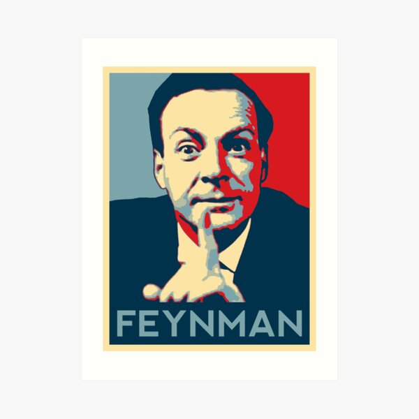 Richard P. Feynman, Theoretical Physicist Art Print