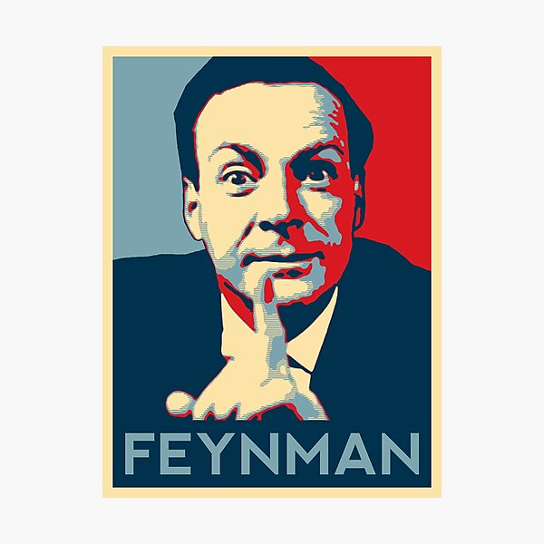 Item preview, Richard P. Feynman, Theoretical Physicist designed and sold by Feynman.