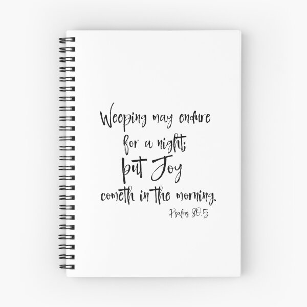 Item preview, Sunrise with Joy Comes in the Morning Bible Verse designed and sold by motivateme.