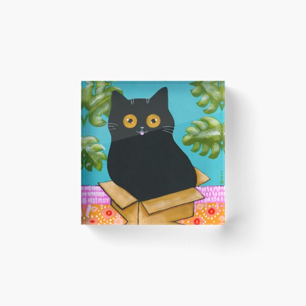 Item preview, Box Cat designed and sold by KilkennyCat Art.