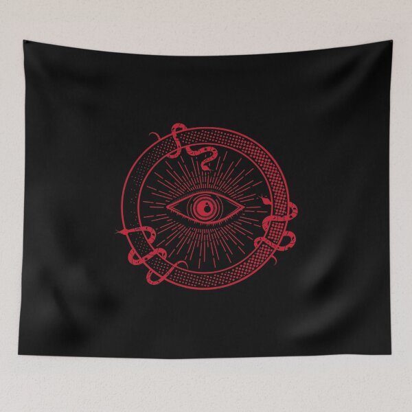 Item preview, Hypnotic Snake Eye | Mystical Illustration designed and sold by Miraal & Co ⭐️⭐️⭐️⭐️⭐️.