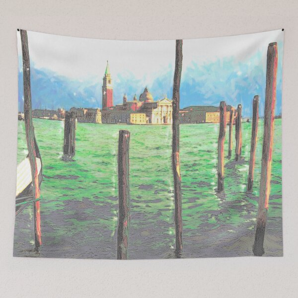 Item preview, Venice Island, Original Pastel Artwork venetian views. designed and sold by JonDelorme.