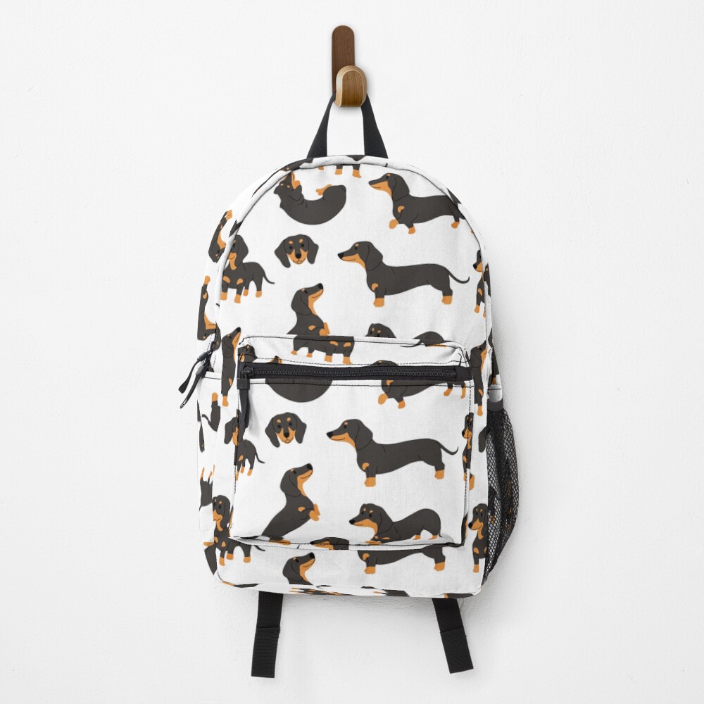 "Cute dachshund dogs" Backpack for Sale by PaulJChapman Redbubble
