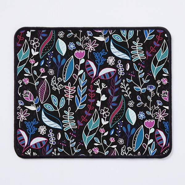 Item preview, Vibrant Midnight Nature Doodle designed and sold by TigaTiga.