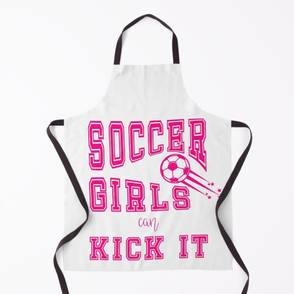 Item preview, Soccer Girls Can Kick It Sports Slogan Shirt designed and sold by A Little Shop of Light.