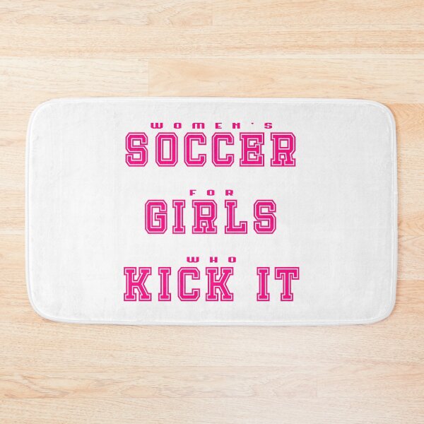Item preview, Women's Soccer For Girls Who Kick It Sports Slogan Shirt designed and sold by A Little Shop of Light.