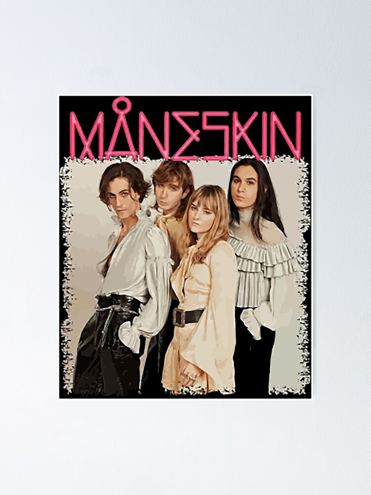 The Official Merchandise Of Maneskin - Maneskin | Poster