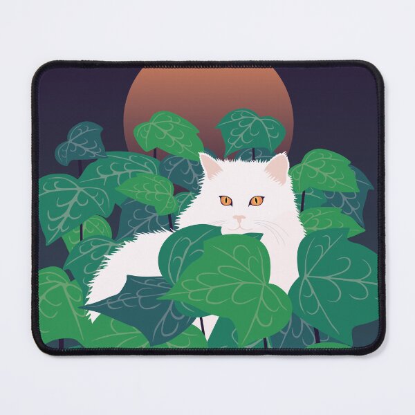 Item preview, Night Garden Cat designed and sold by zykydesigns.