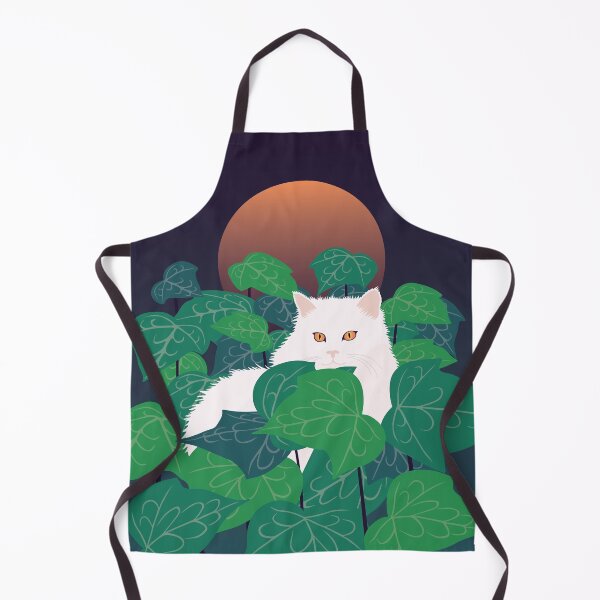 Item preview, Night Garden Cat designed and sold by zykydesigns.