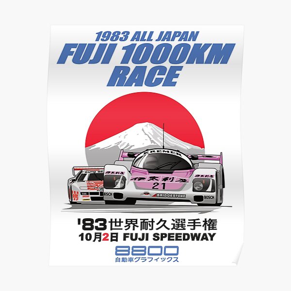 1983 FUJI 1000KM Poster