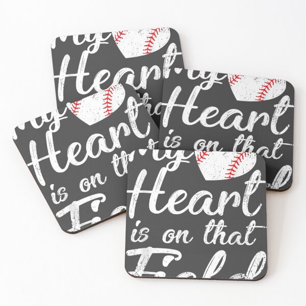 Item preview, My Heart is on That Field Tee Baseball Softball Mom Gifts designed and sold by studiorabit.