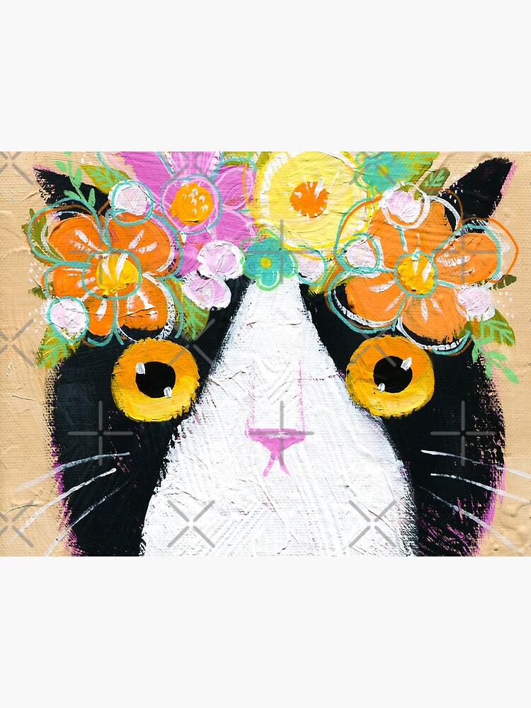 Kitty's Flower Crown by kilkennycat