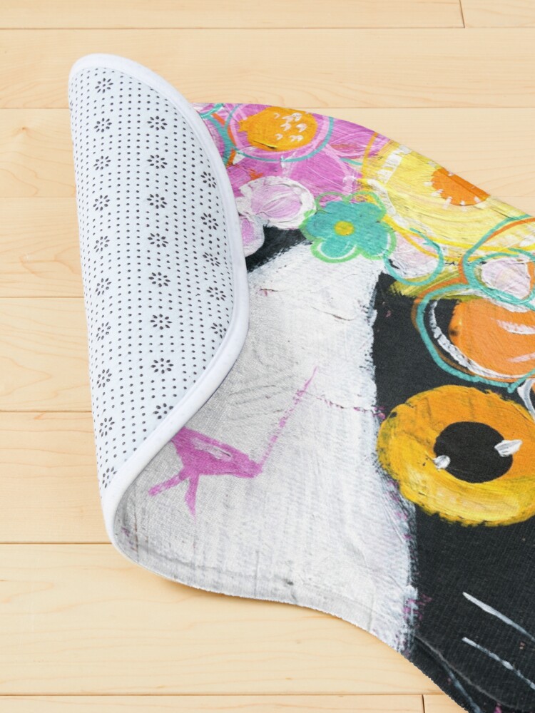 Alternate view of Kitty's Flower Crown Pet Mat