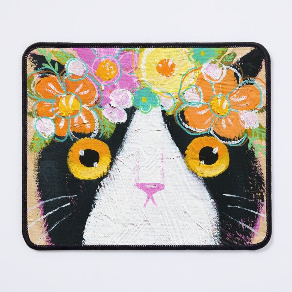 Item preview, Kitty's Flower Crown designed and sold by KilkennyCat Art.