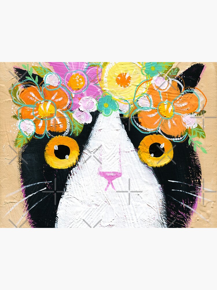 Kitty's Flower Crown by kilkennycat
