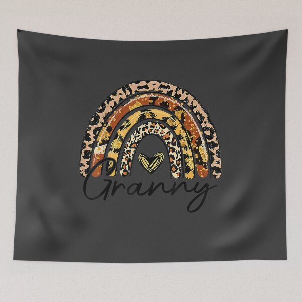 Item preview, Leopard Rainbow Granny Blessed Granny Fall Thanksgiving designed and sold by studiorabit.