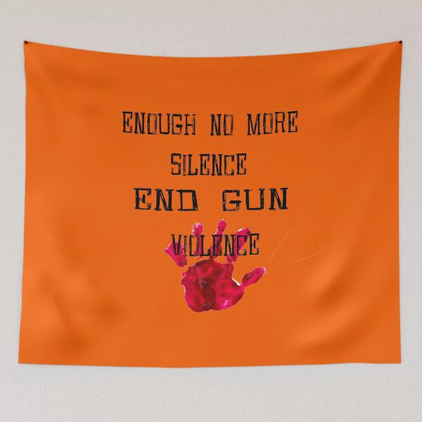 Item preview, Wear Orange Anti Gun No More Silence End Gun Violence designed and sold by IGOOR.