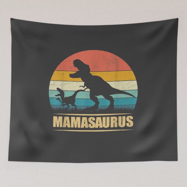 Item preview, Vintage Fun Mamasaurus Apparel, Funny Mama one Dinosaurs designed and sold by studiorabit.