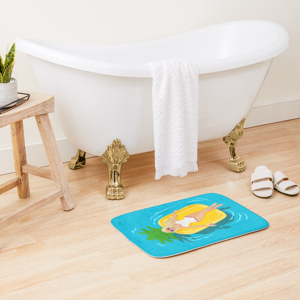 Item preview, Bath Mat designed and sold by RikDrawsThings.