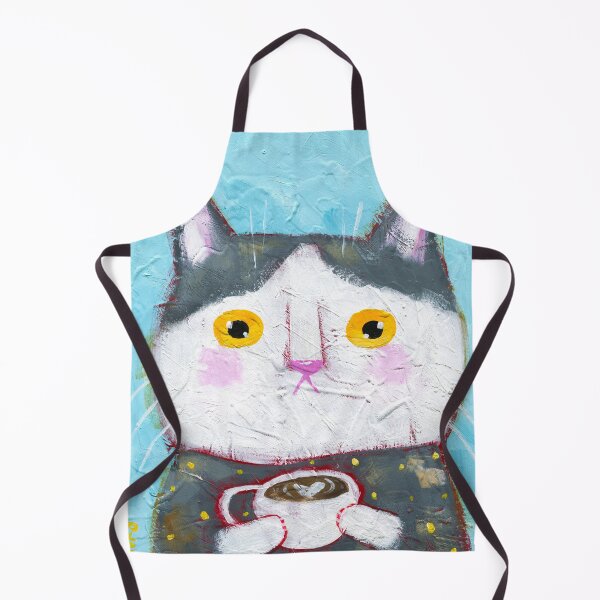 Item preview, Cup of Coffee Cat designed and sold by KilkennyCat Art.